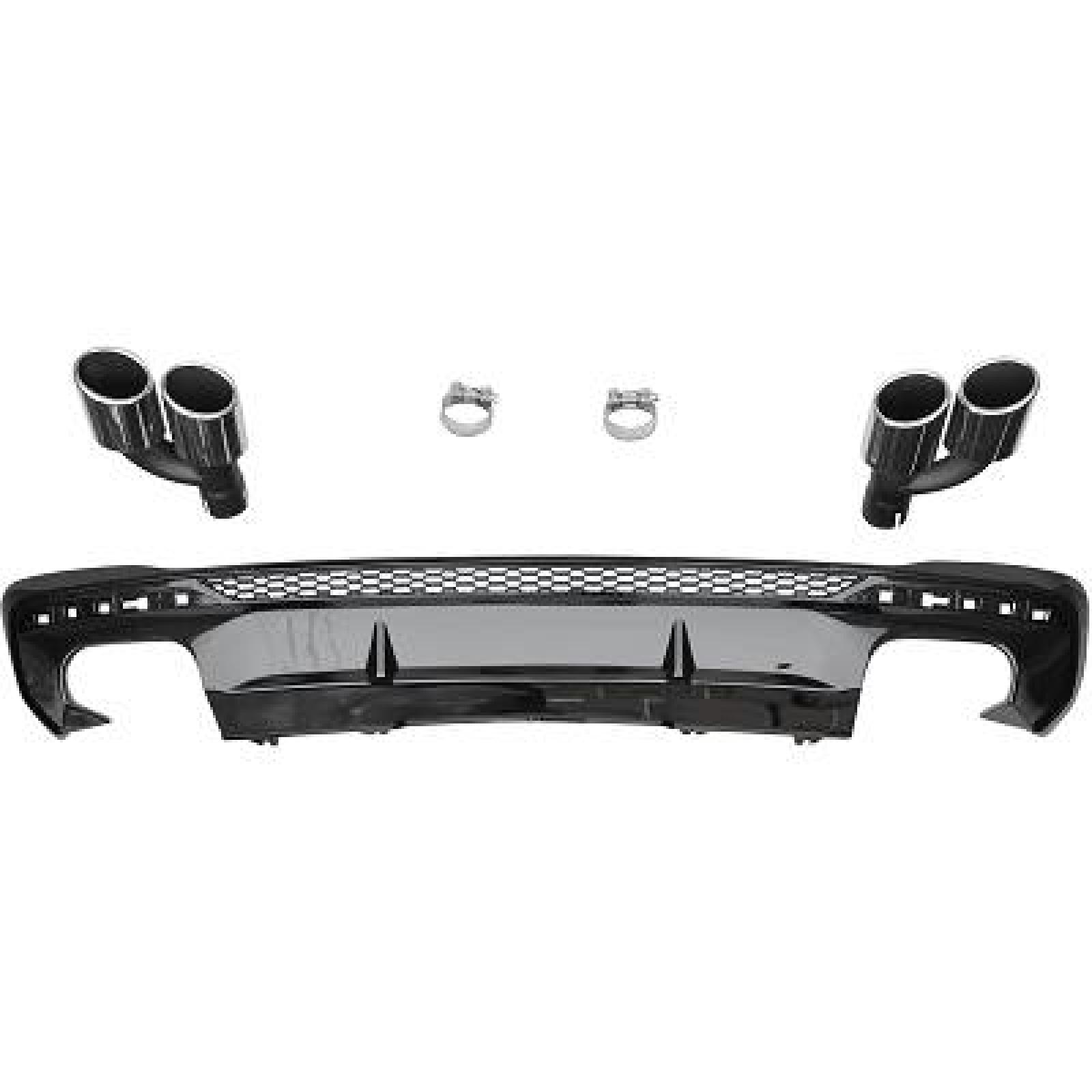 Guarnição, pára-choques Traseiro para Audi A4 Berlina/Avant (B9) 19->>