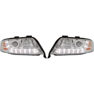 Jogo de faróis principais para Audi A6 (Typ 4B) 97-01