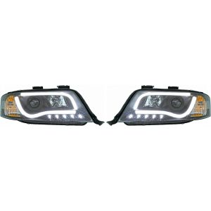 Jogo de faróis principais para Audi A6 (Typ 4B) 97-01