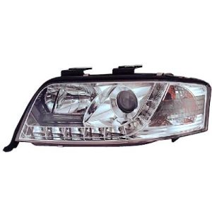 Jogo de faróis principais para Audi A6 (Typ 4B) 01-04