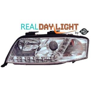 Jogo de faróis principais para Audi A6 (Typ 4B) 01-04