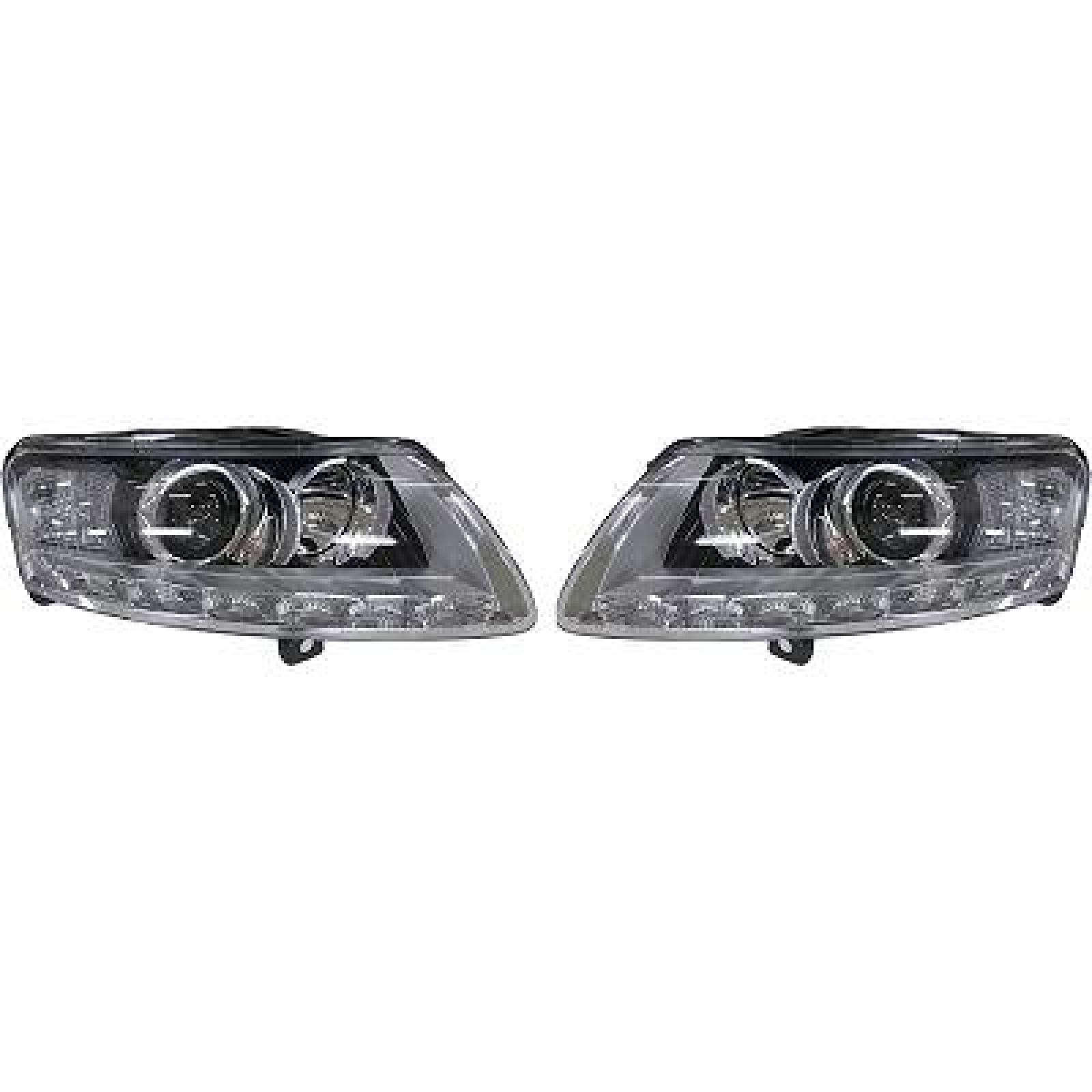 Jogo de faróis principais para Audi A6 (Typ 4F2/4F5) 04-08
