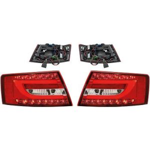 Jogo de farolins traseiros para Audi A6 (Typ 4F2/4F5) 04-08