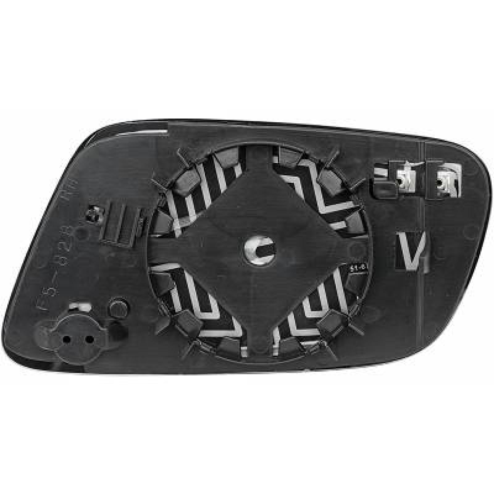 Vidro de espelho, espelho retrovisor exterior Direito para Audi A3 00-03