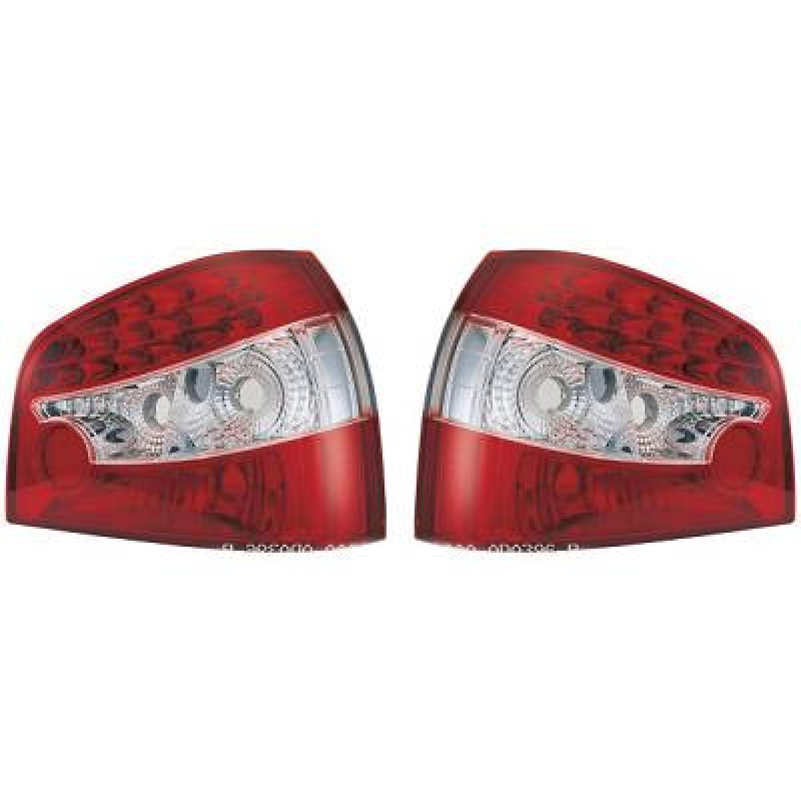 Jogo de farolins traseiros para Audi A3 96-00