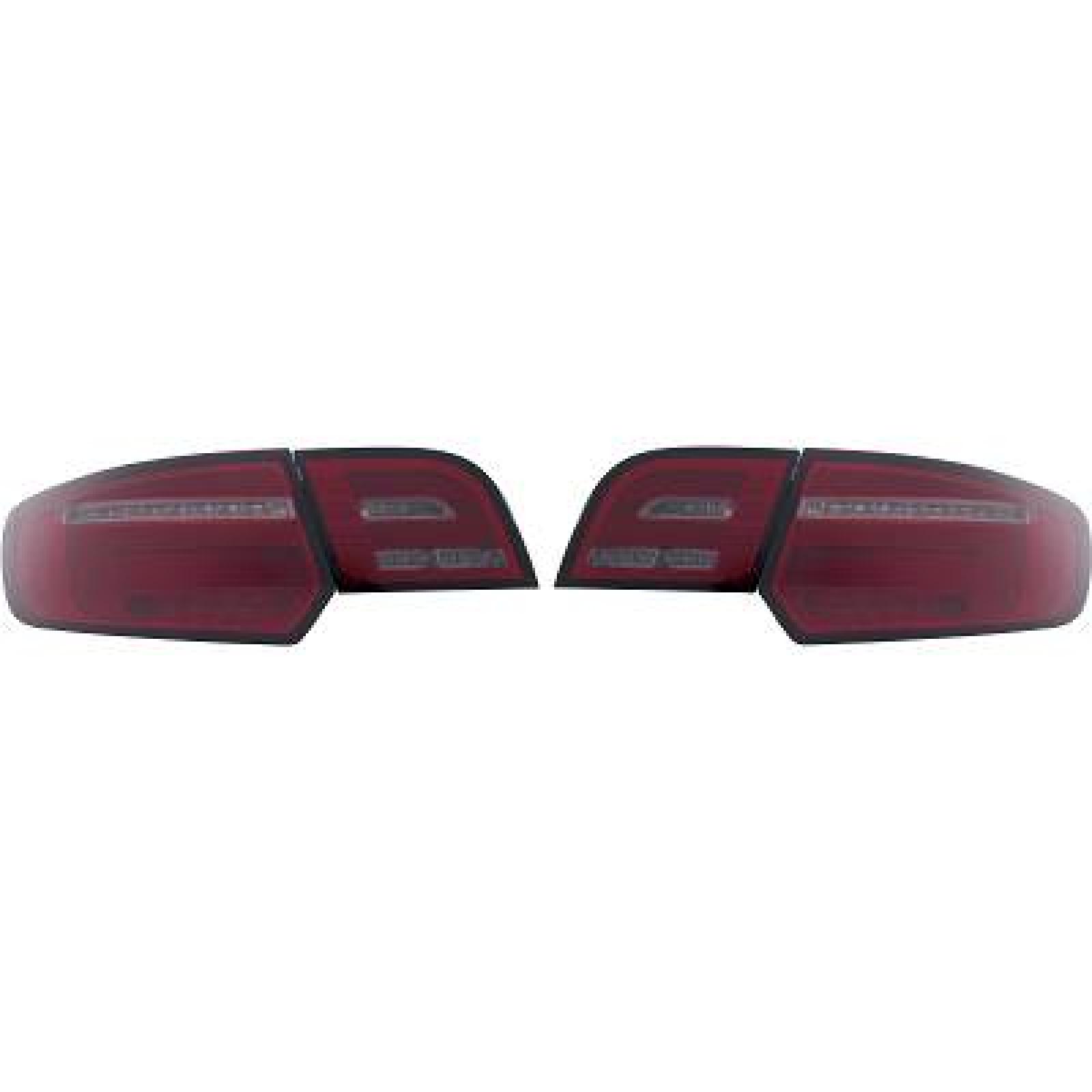 Jogo de farolins traseiros para Audi A3 Berlina/Sportb./Cabrio 08-12