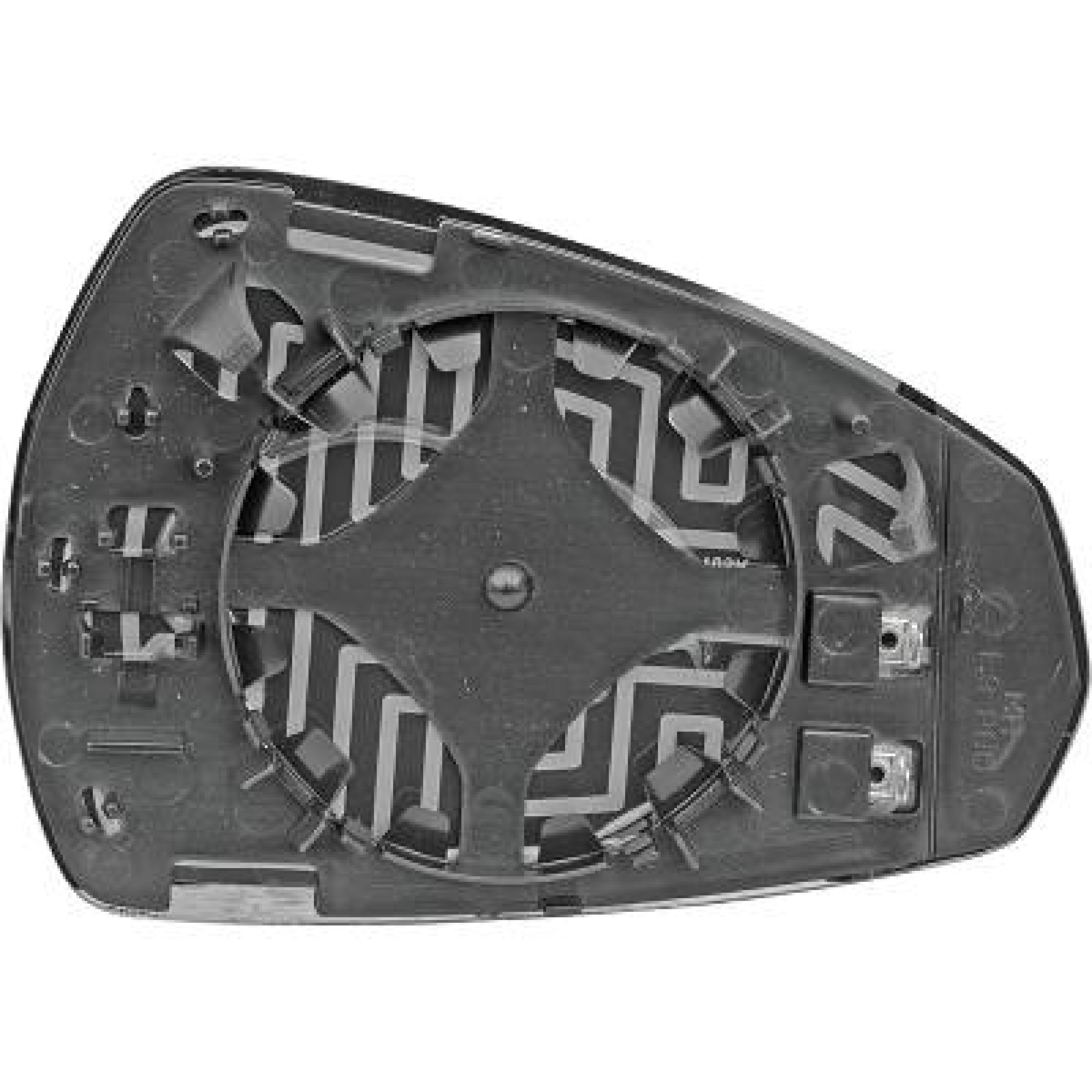 Vidro de espelho, espelho retrovisor exterior Esquerdo para Audi A3 Berlina/Sportback (Typ8V) 12-16