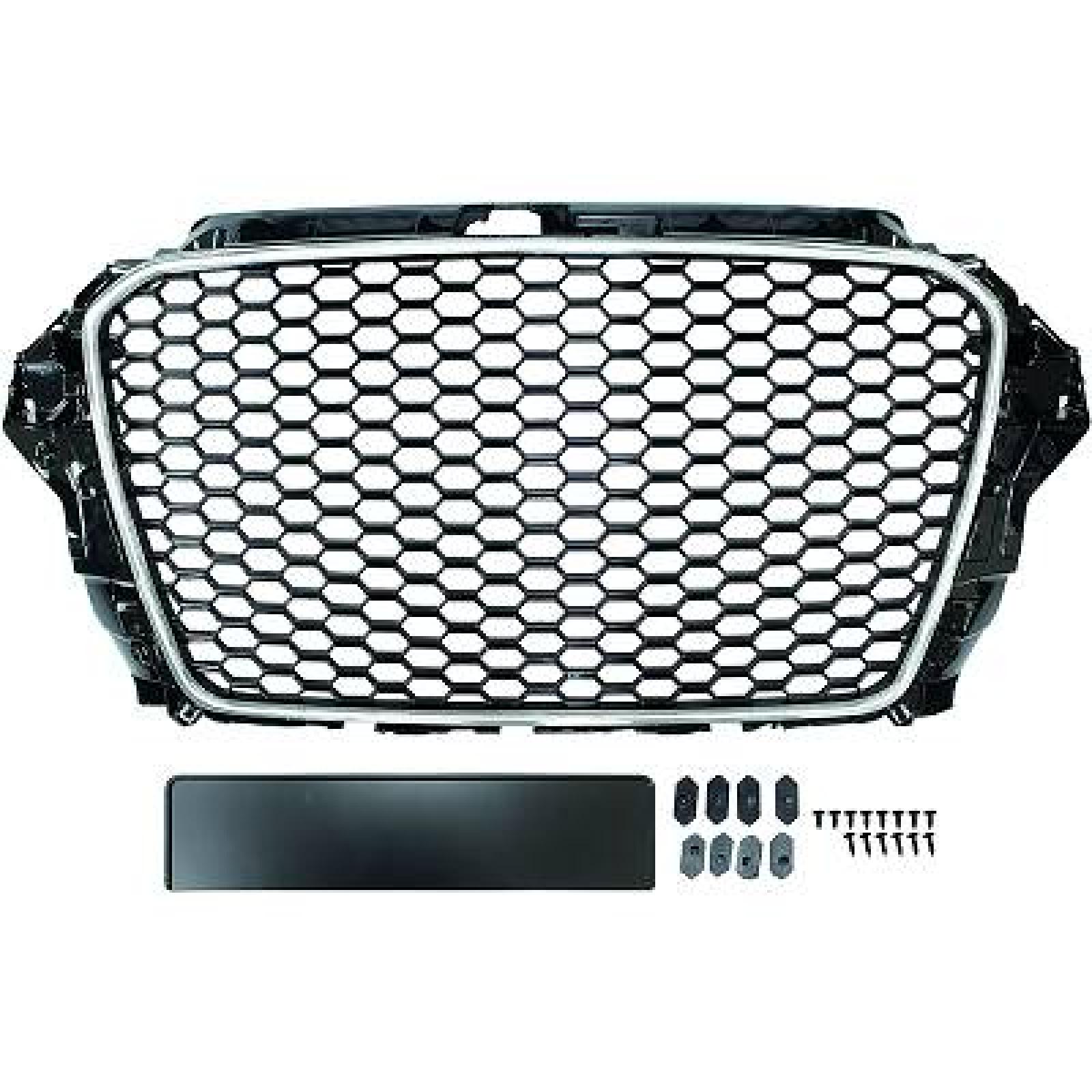 Grelha de radiador para Audi A3 Berlina/Sportb./Cabrio 12-16