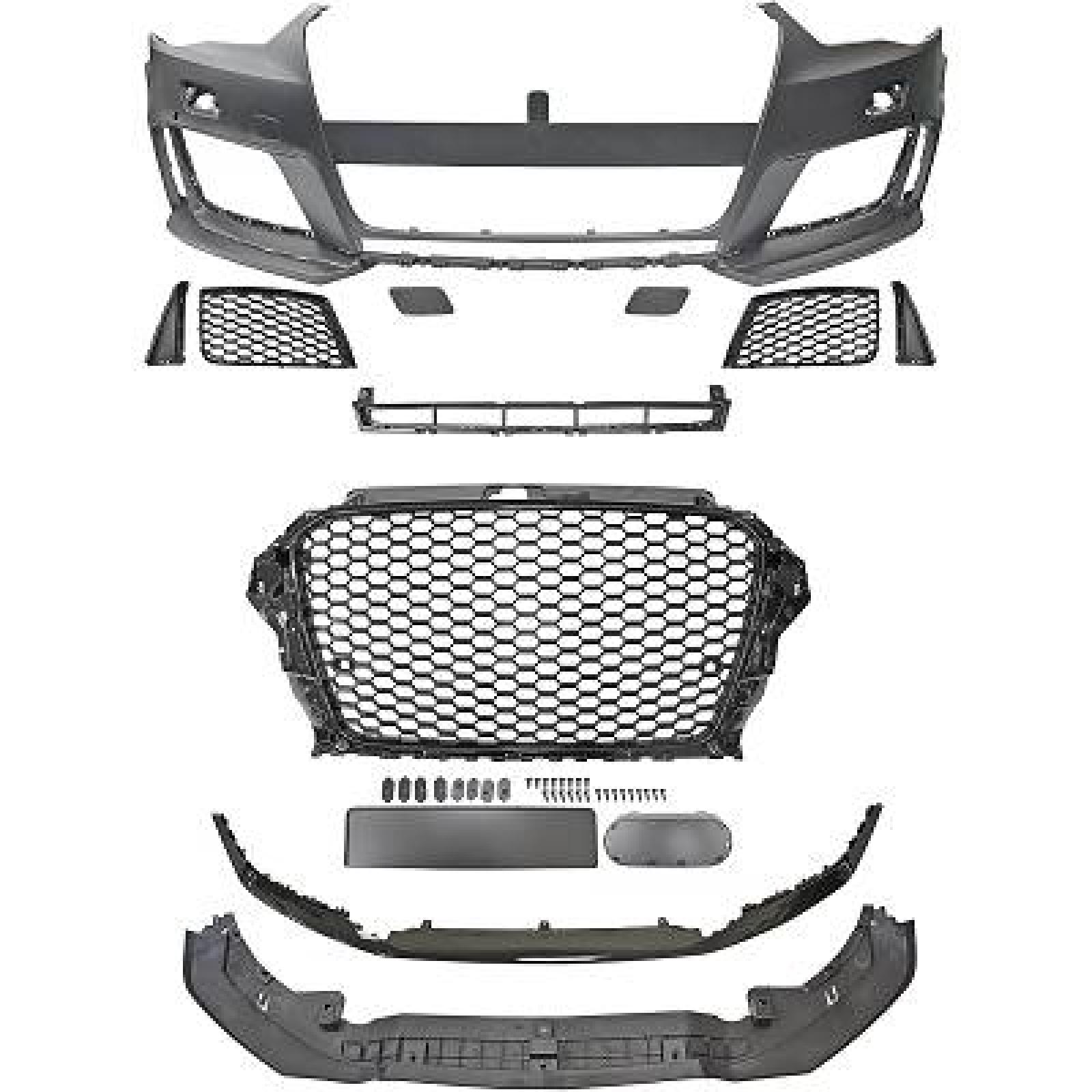Pára-choques Dianteiro para Audi A3 Berlina/Sportb./Cabrio 12-16