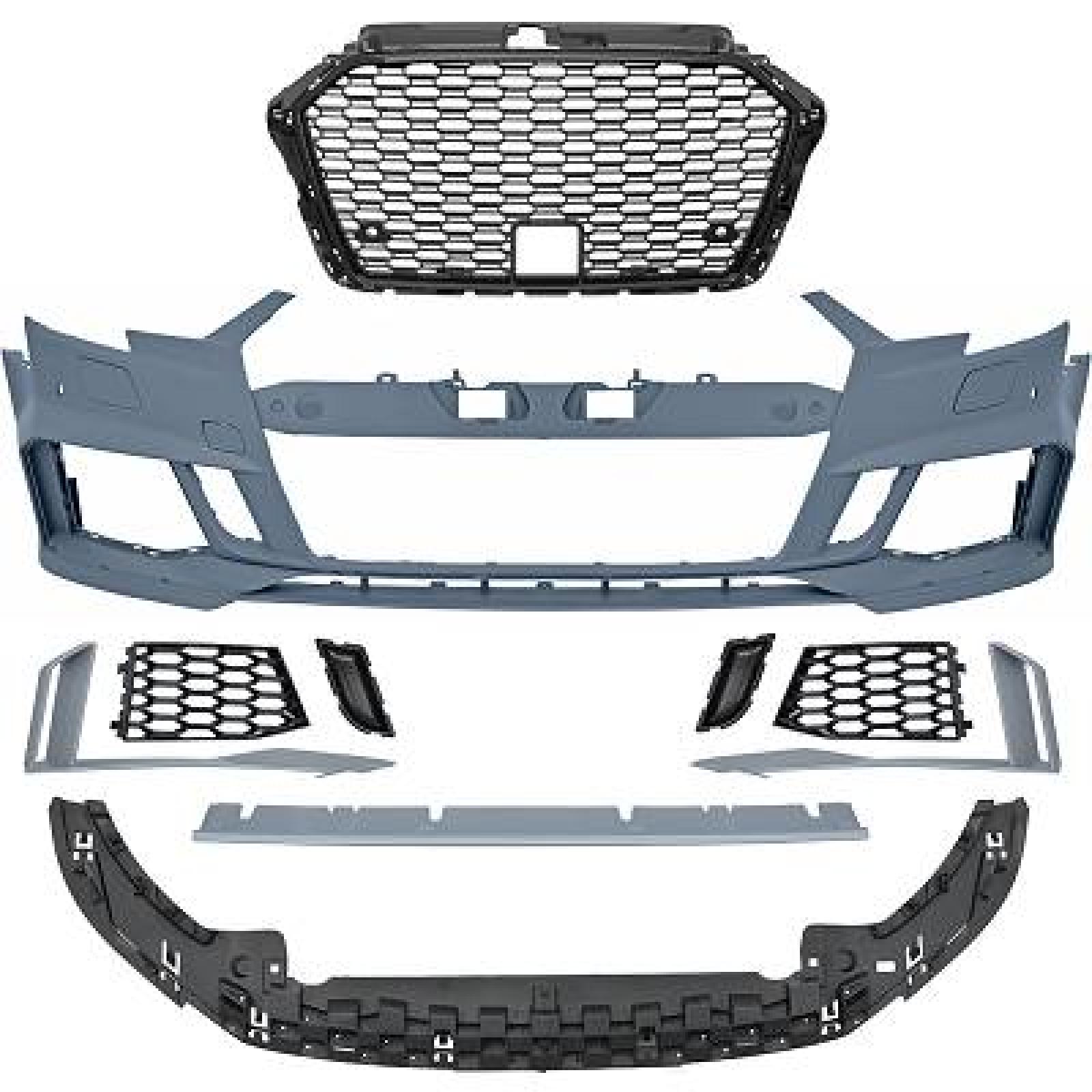 Pára-choques Dianteiro para Audi A3 Berlina/Sportb./Cabrio 16-20