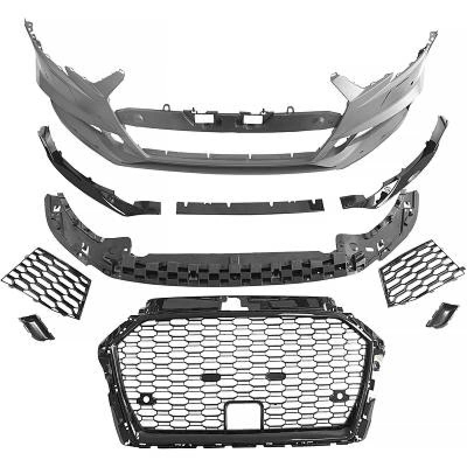 Pára-choques Dianteiro para Audi A3 Berlina/Sportb./Cabrio 16-20