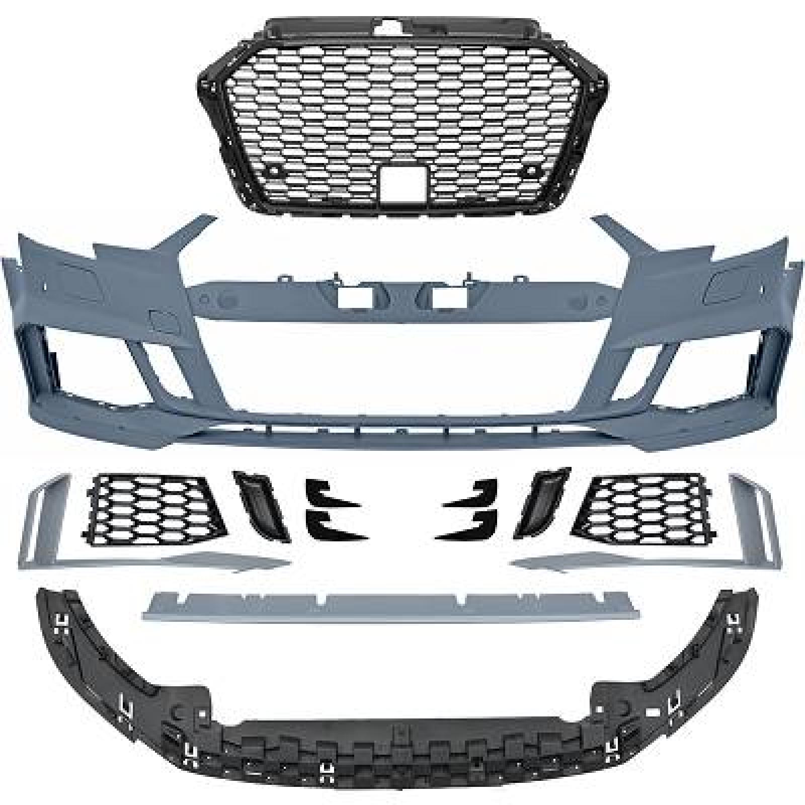 Pára-choques Dianteiro para Audi A3 Berlina/Sportb./Cabrio 16-20