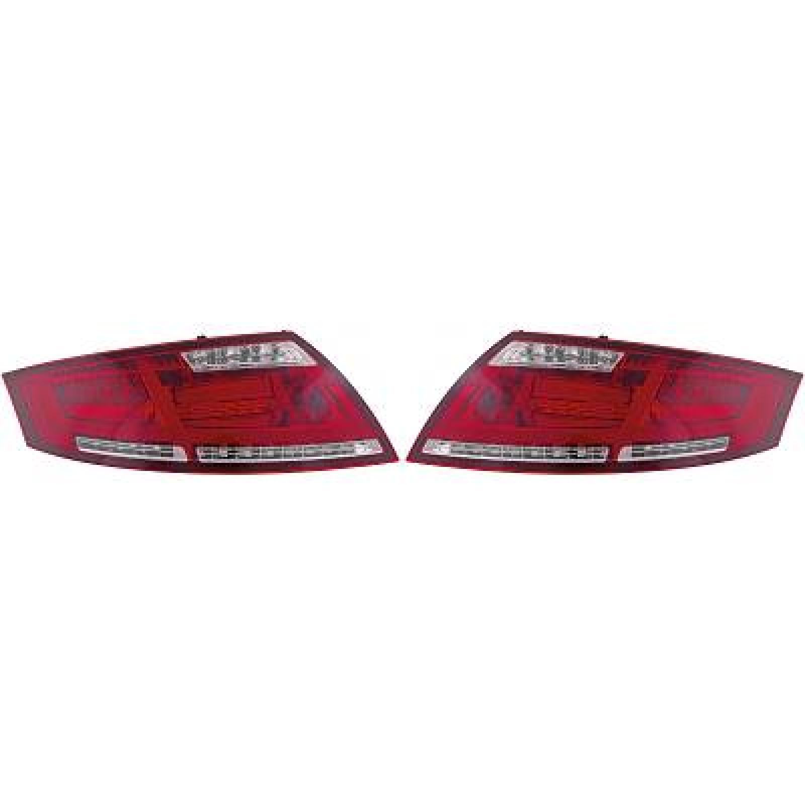 Jogo de farolins traseiros para Audi TT Coupé/Cabrio 06-10