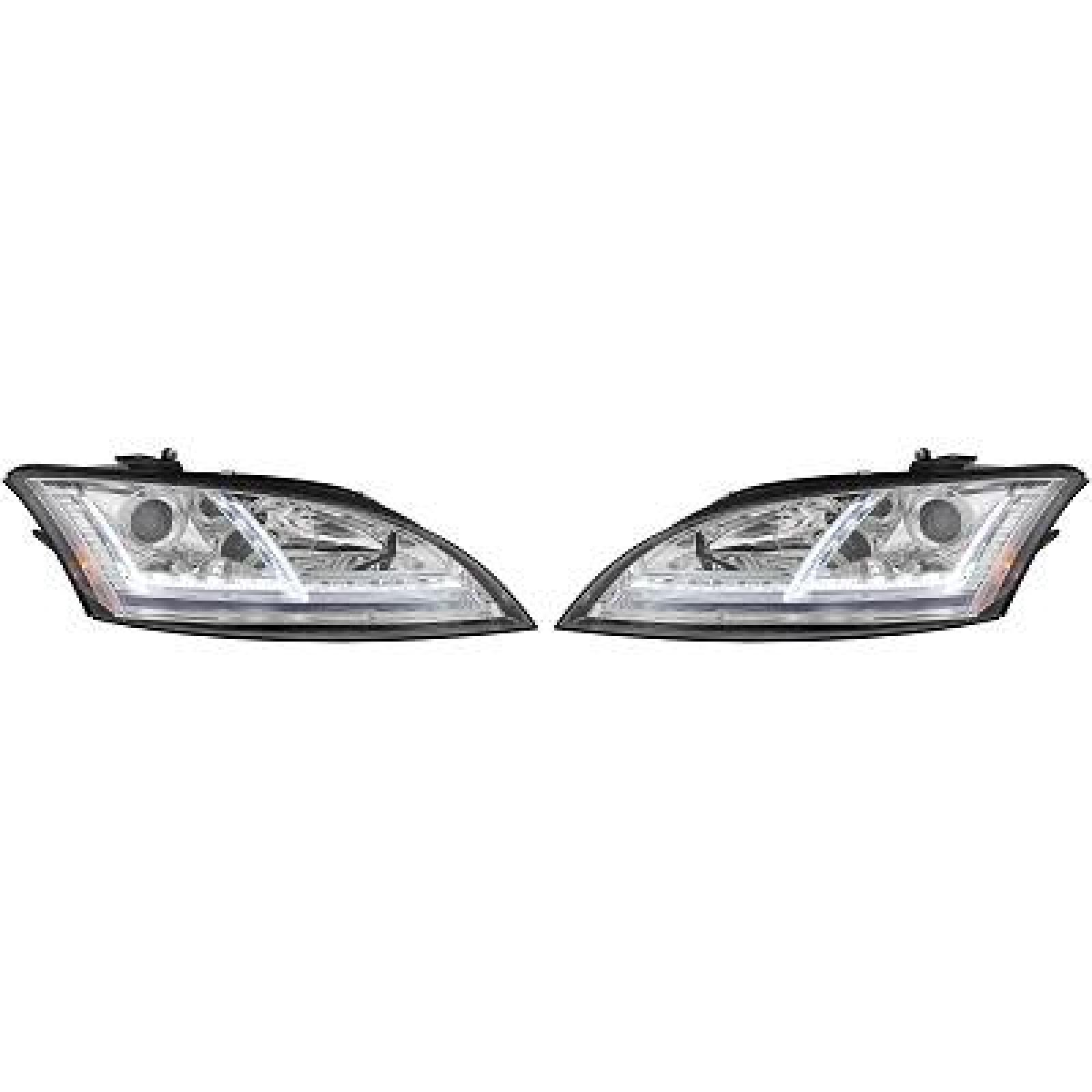 Jogo de faróis principais para Audi TT Coupé/Cabrio 06-10