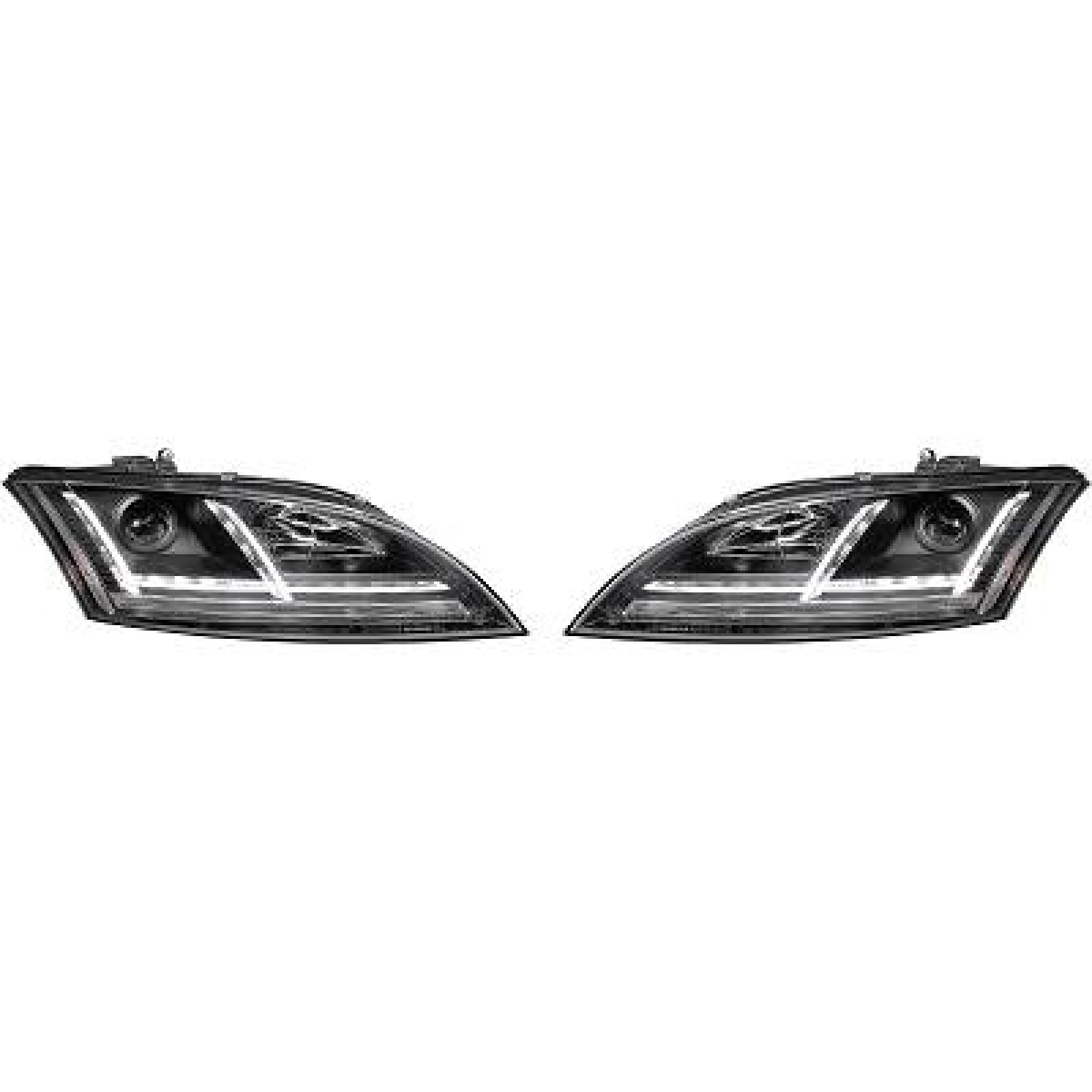 Jogo de faróis principais para Audi TT Coupé/Cabrio 06-10