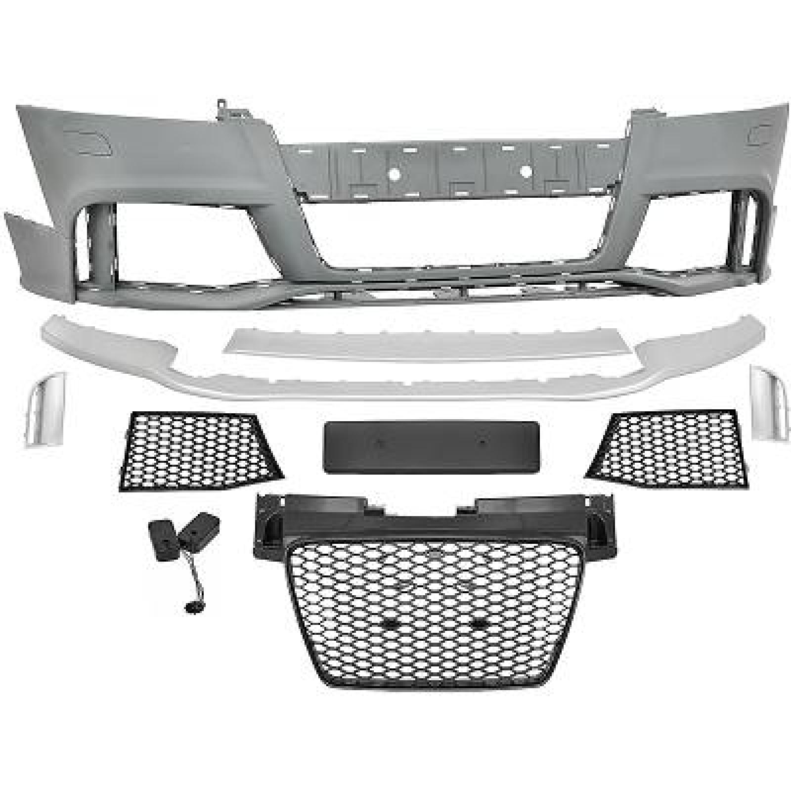 Pára-choques Dianteiro para Audi TT Coupé/Cabrio 10-14