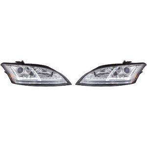 Jogo de faróis principais para Audi TT Coupé/Cabrio 06-10