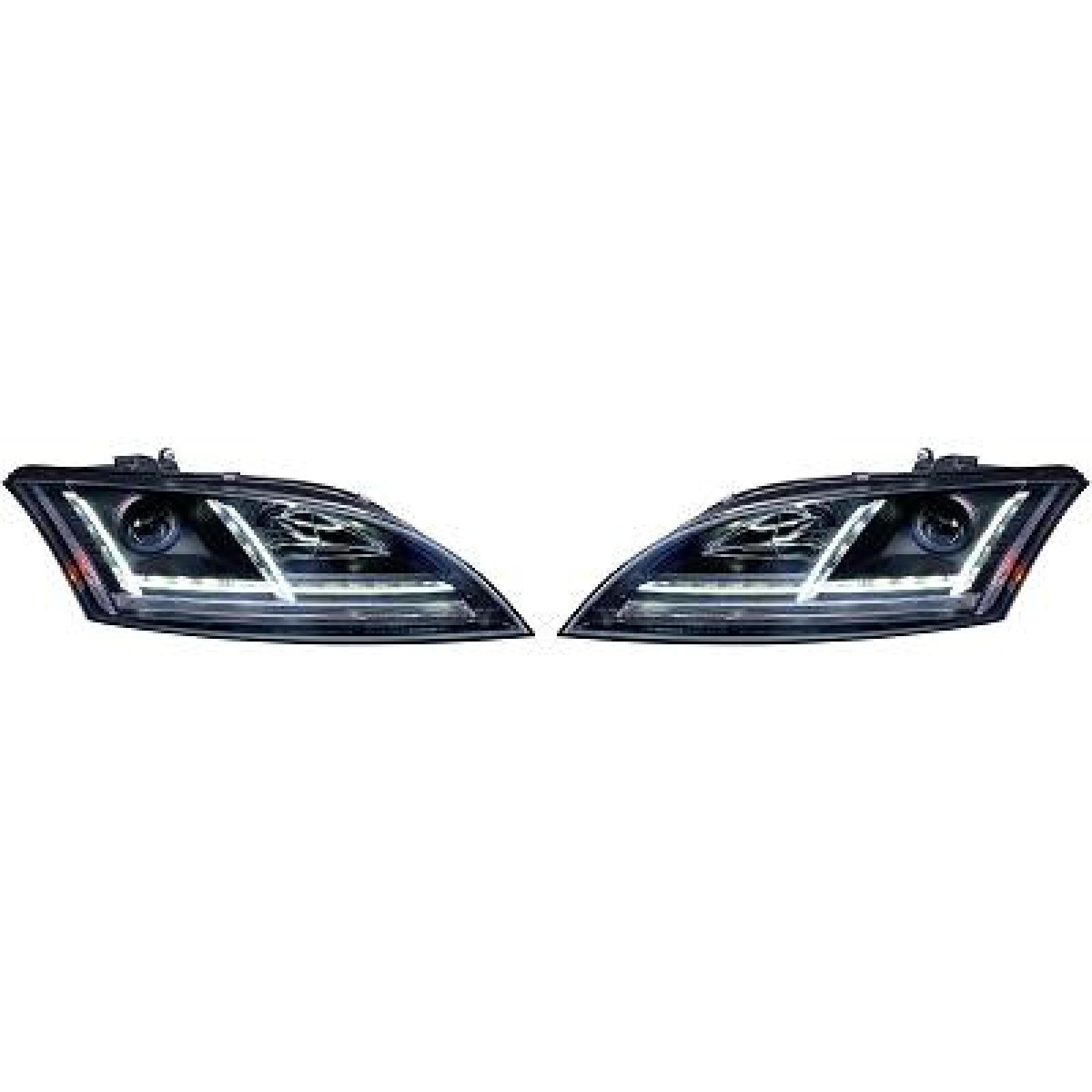 Jogo de faróis principais para Audi TT Coupé/Cabrio 06-10