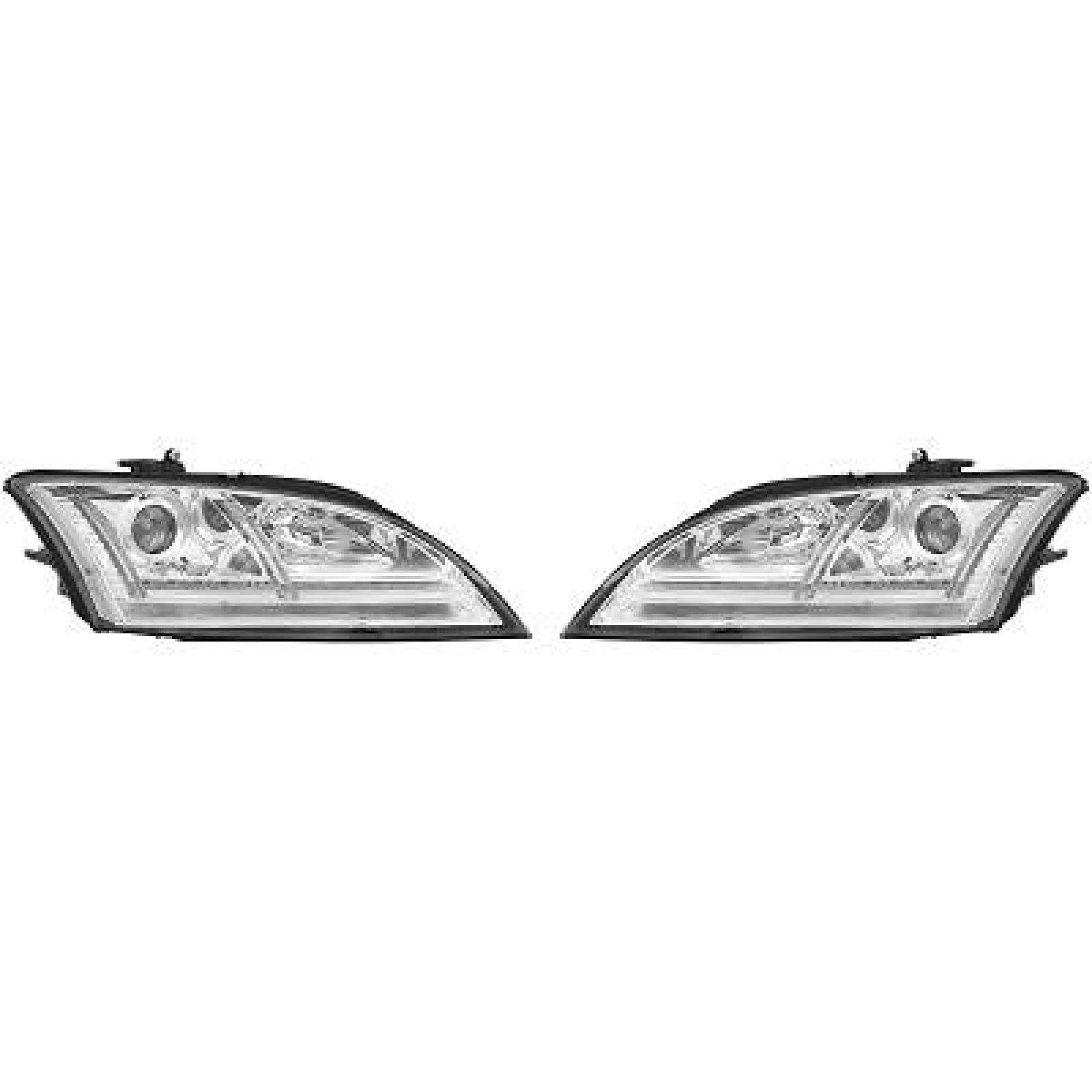 Jogo de faróis principais para Audi TT Coupé/Cabrio 06-10
