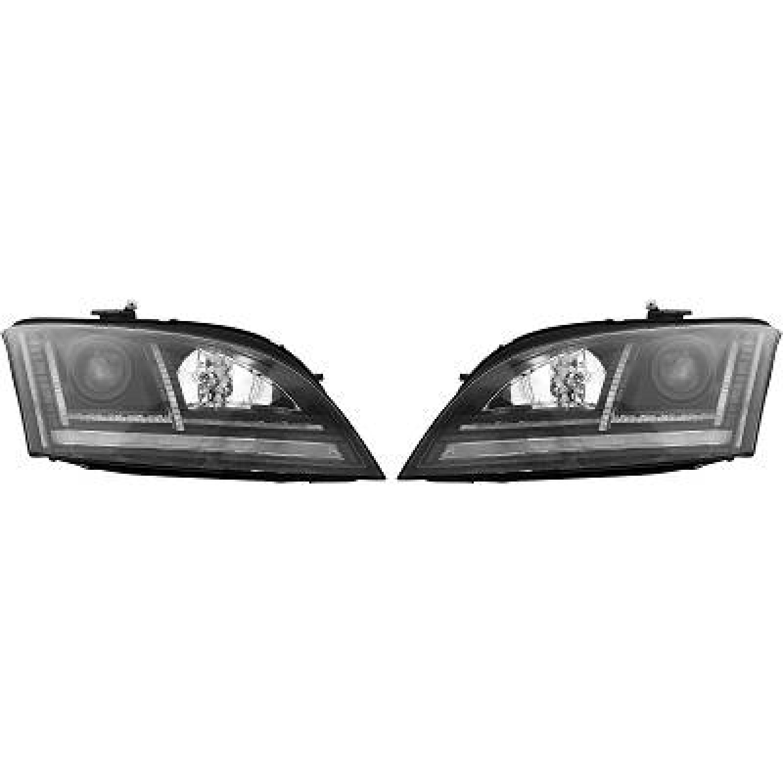Jogo de faróis principais para Audi TT Coupé/Cabrio 06-10