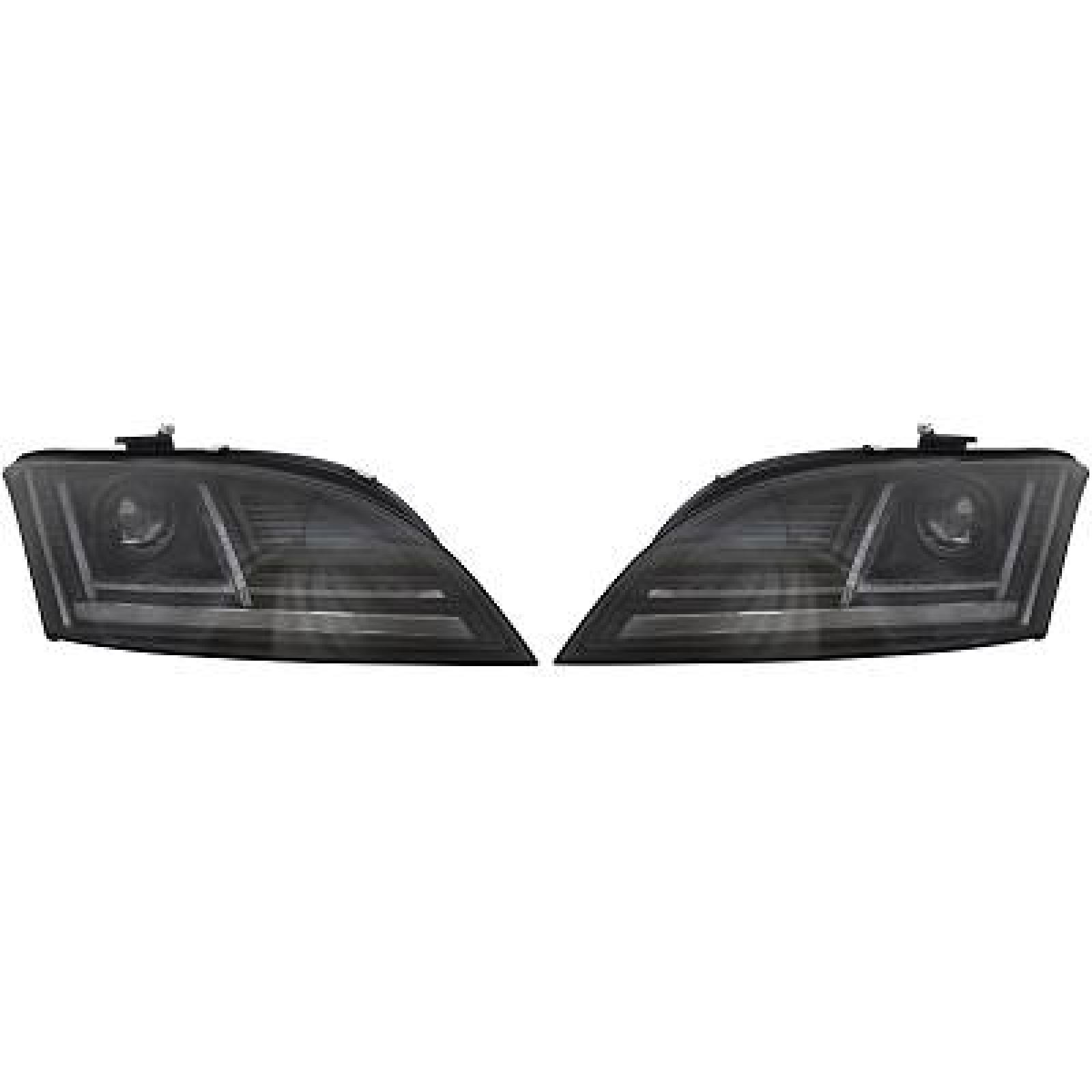 Jogo de faróis principais para Audi TT Coupé/Cabrio 10-14