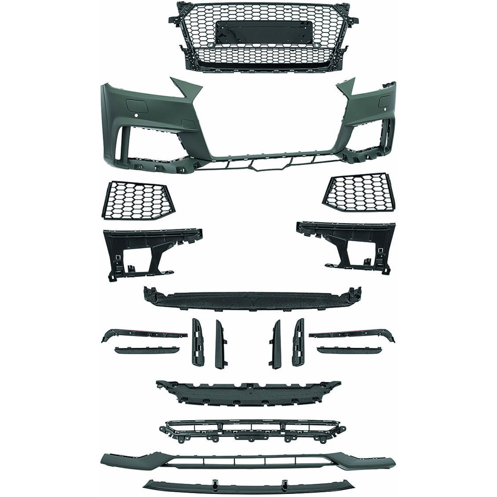 Pára-choques Dianteiro para Audi TT Coupé/Cabrio 14->>