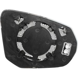 Vidro de espelho, espelho retrovisor exterior Esquerdo para Audi Q2 16->>
