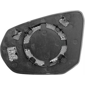 Vidro de espelho, espelho retrovisor exterior Direito para Audi Q2 16->>