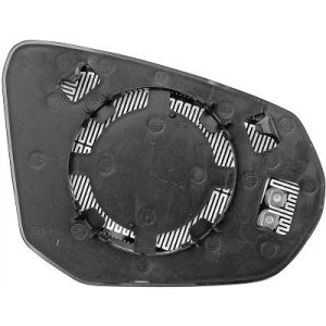 Vidro de espelho, espelho retrovisor exterior Esquerdo para Audi Q2 16->>