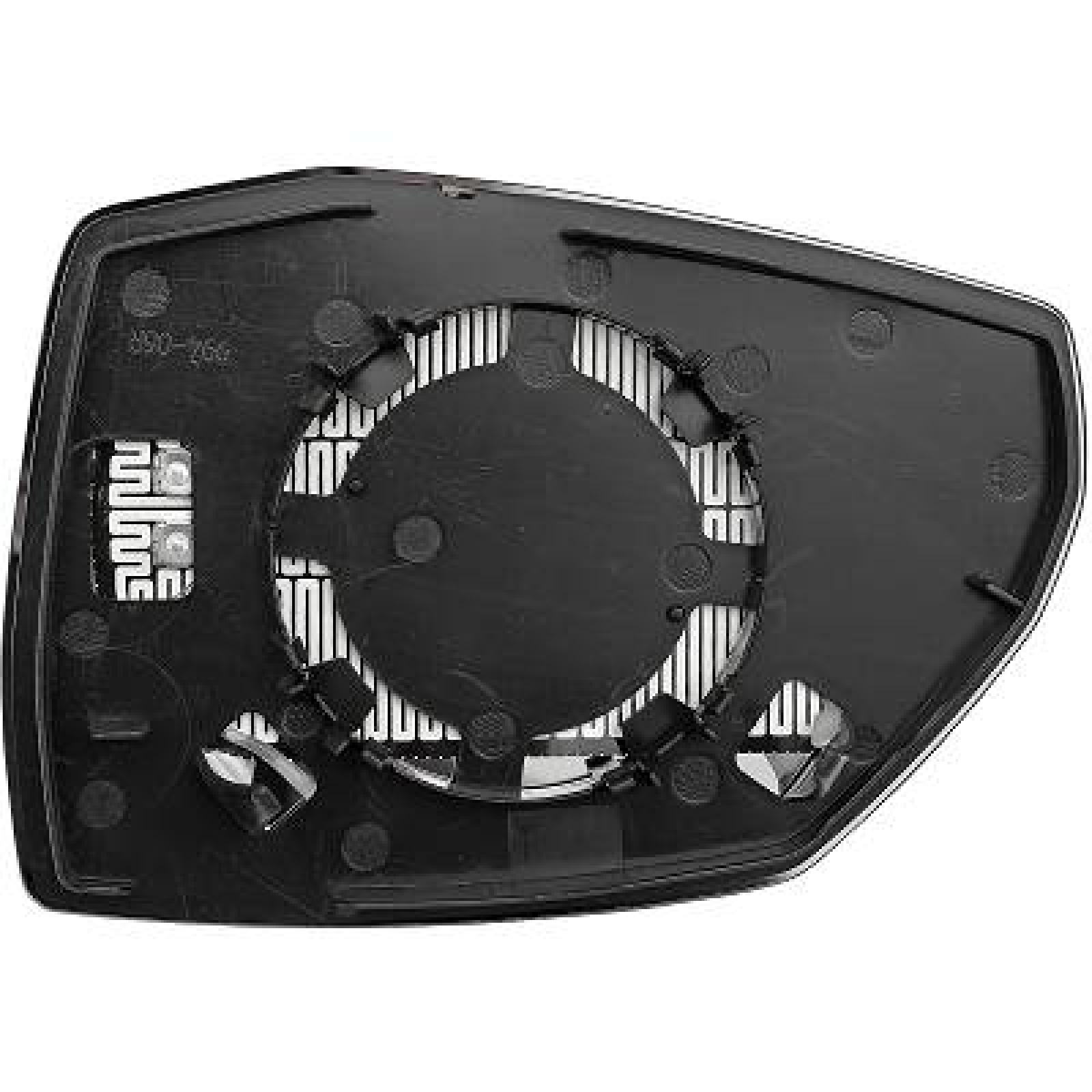 Vidro de espelho, espelho retrovisor exterior Direito para Audi Q7 15->>