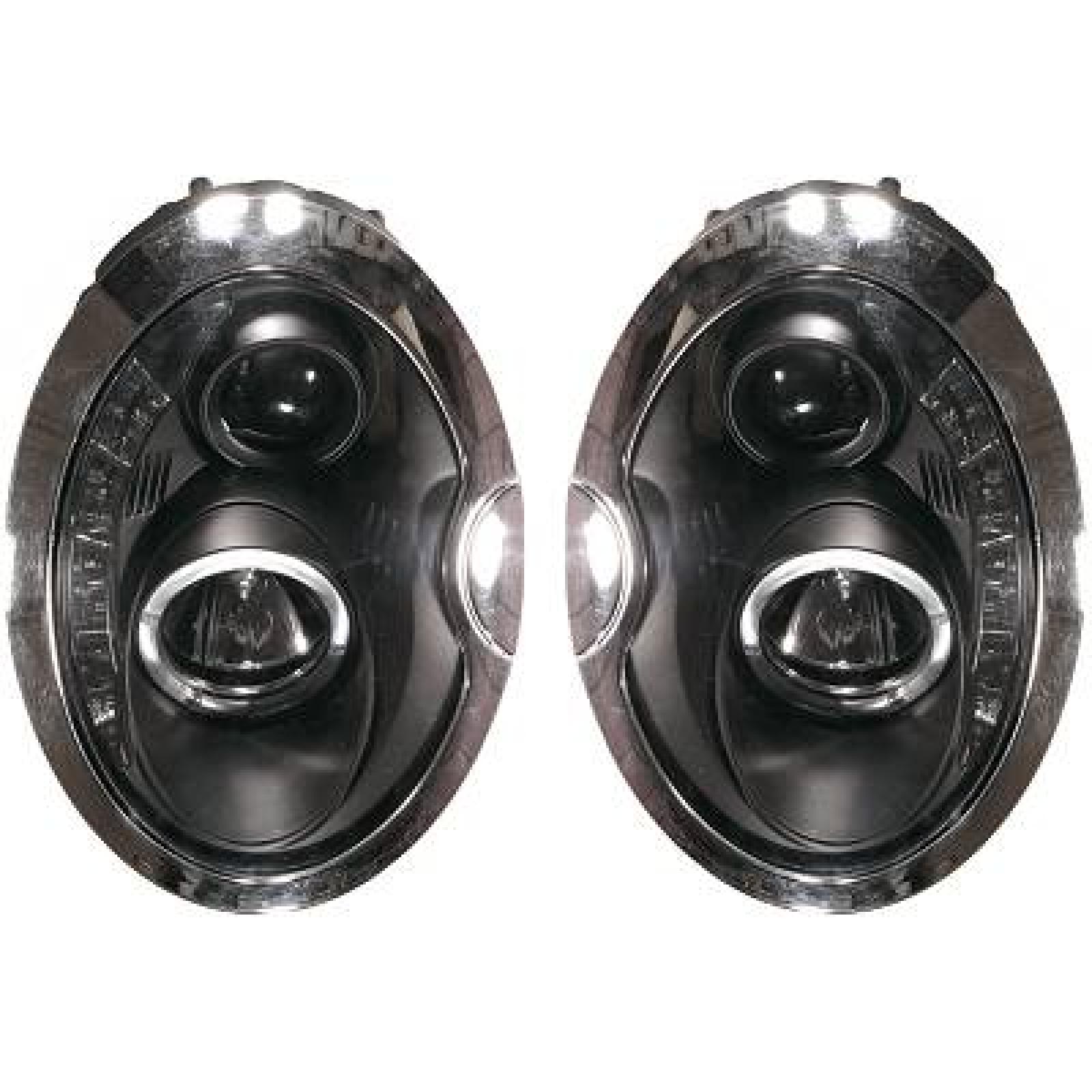 Jogo de faróis principais para BMW Mini (R50/52/53) 01-06