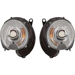 Jogo de faróis principais para BMW Mini One Cooper Clubman 06-16