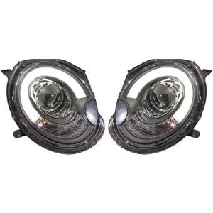 Jogo de faróis principais para Mini Mini One Cooper Clubman 06-16