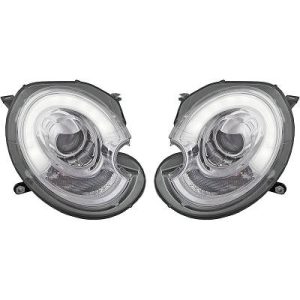 Jogo de faróis principais para Mini Mini One Cooper Clubman 06-16