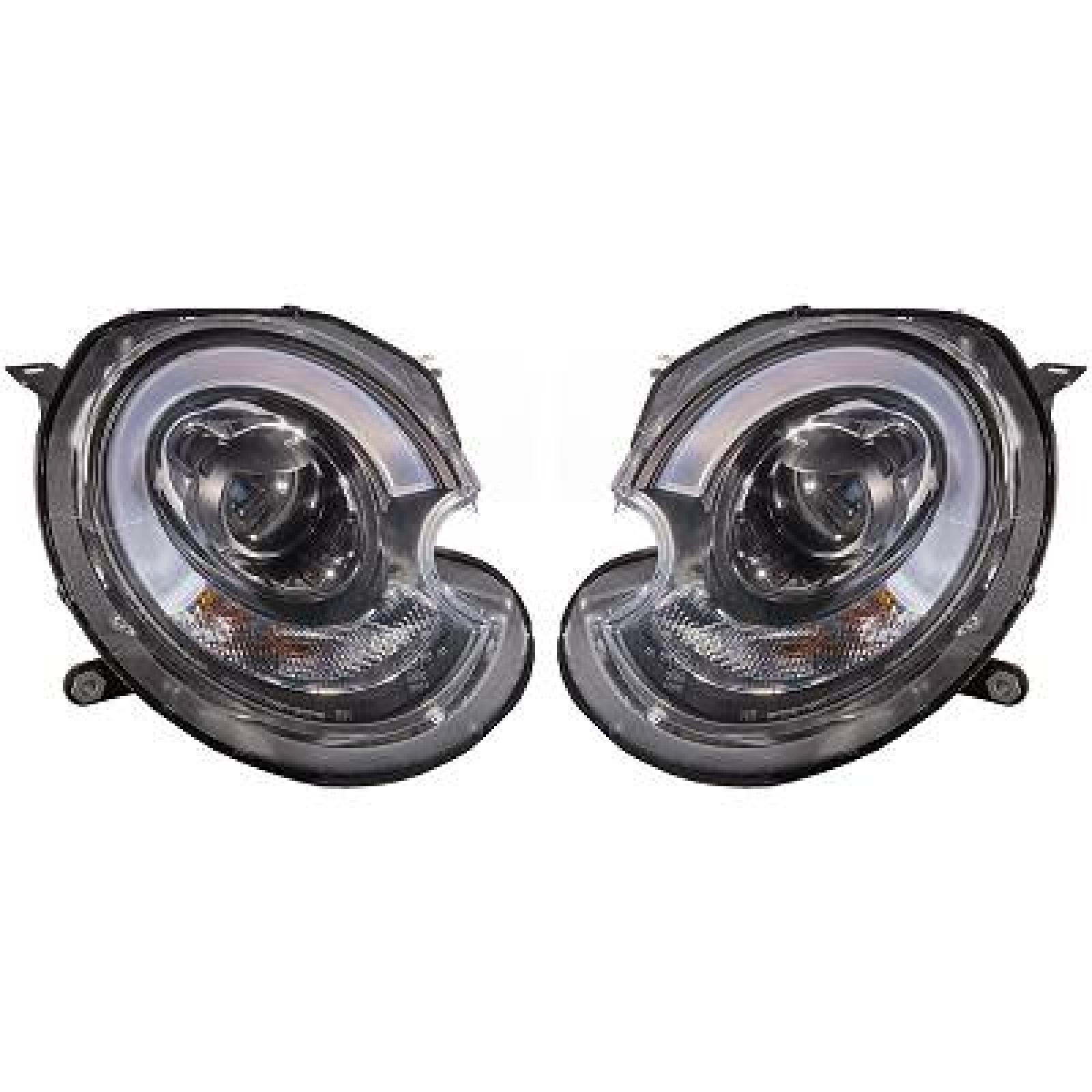 Jogo de faróis principais para Mini Mini One Cooper Clubman 06-16