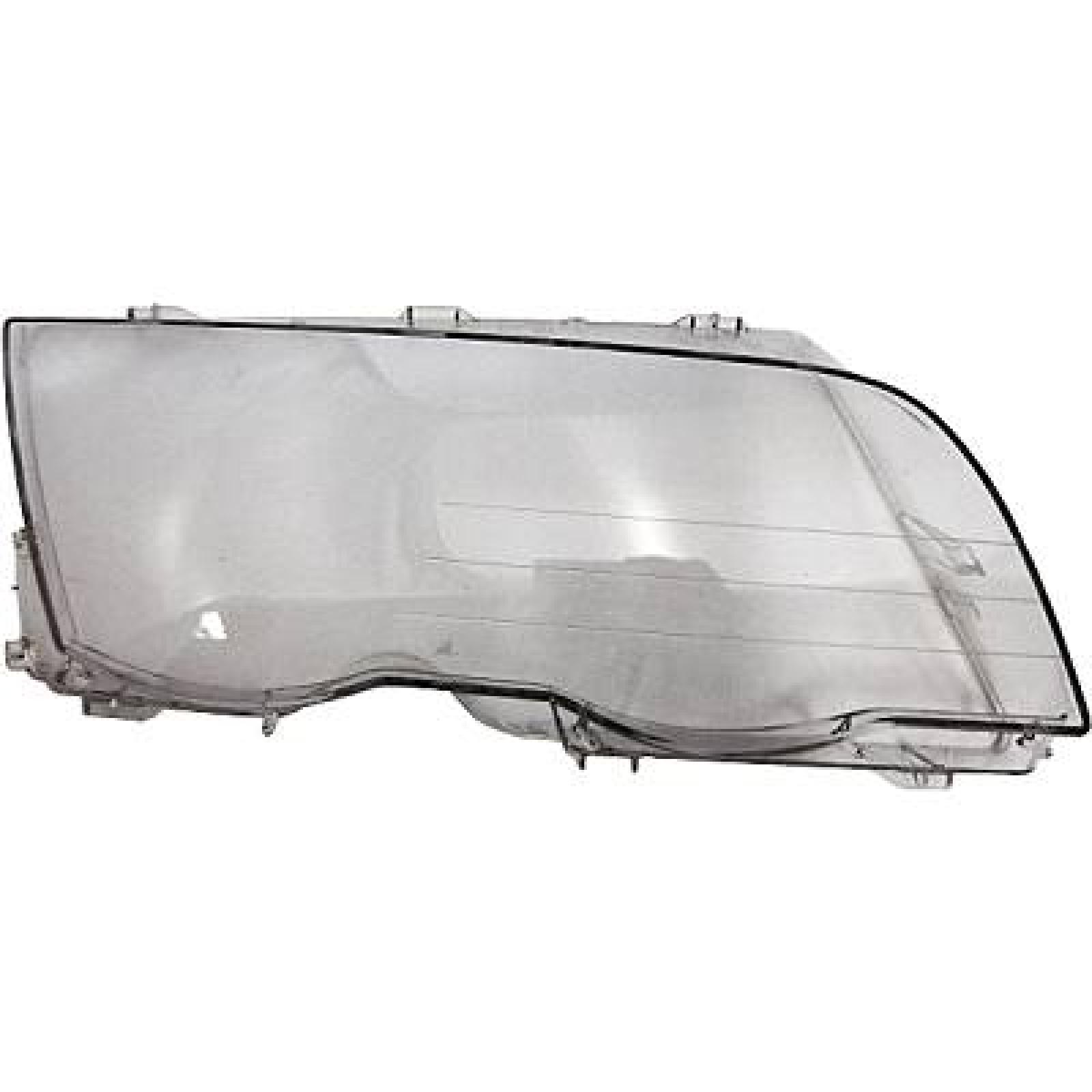 Vidro do farol Direito para BMW 3-Série (E46) Berlina/Touring 98-01