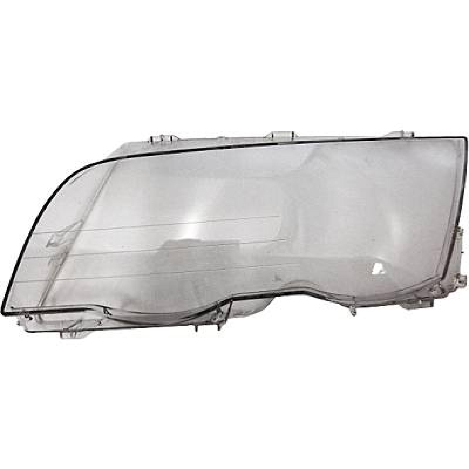 Vidro do farol Esquerdo para BMW 3-Série (E46) Berlina/Touring 98-01