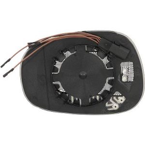 Vidro de espelho, espelho retrovisor exterior Esquerdo para BMW 3-Série (E90/91)Berlina/Touring 08-11