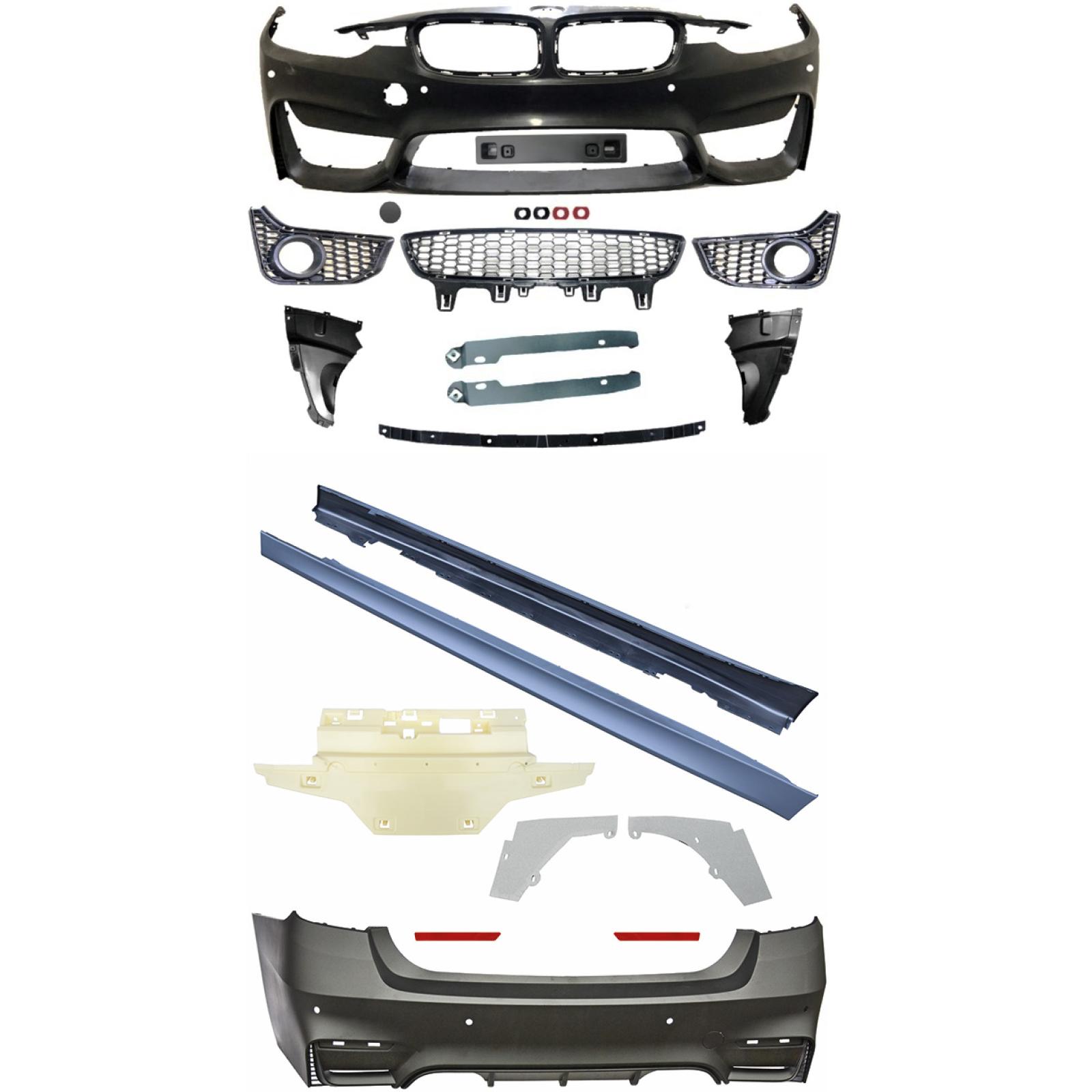 Pára-choques Traseiro para BMW 3-Série Berlina/Tour. (F30/31) 11-15