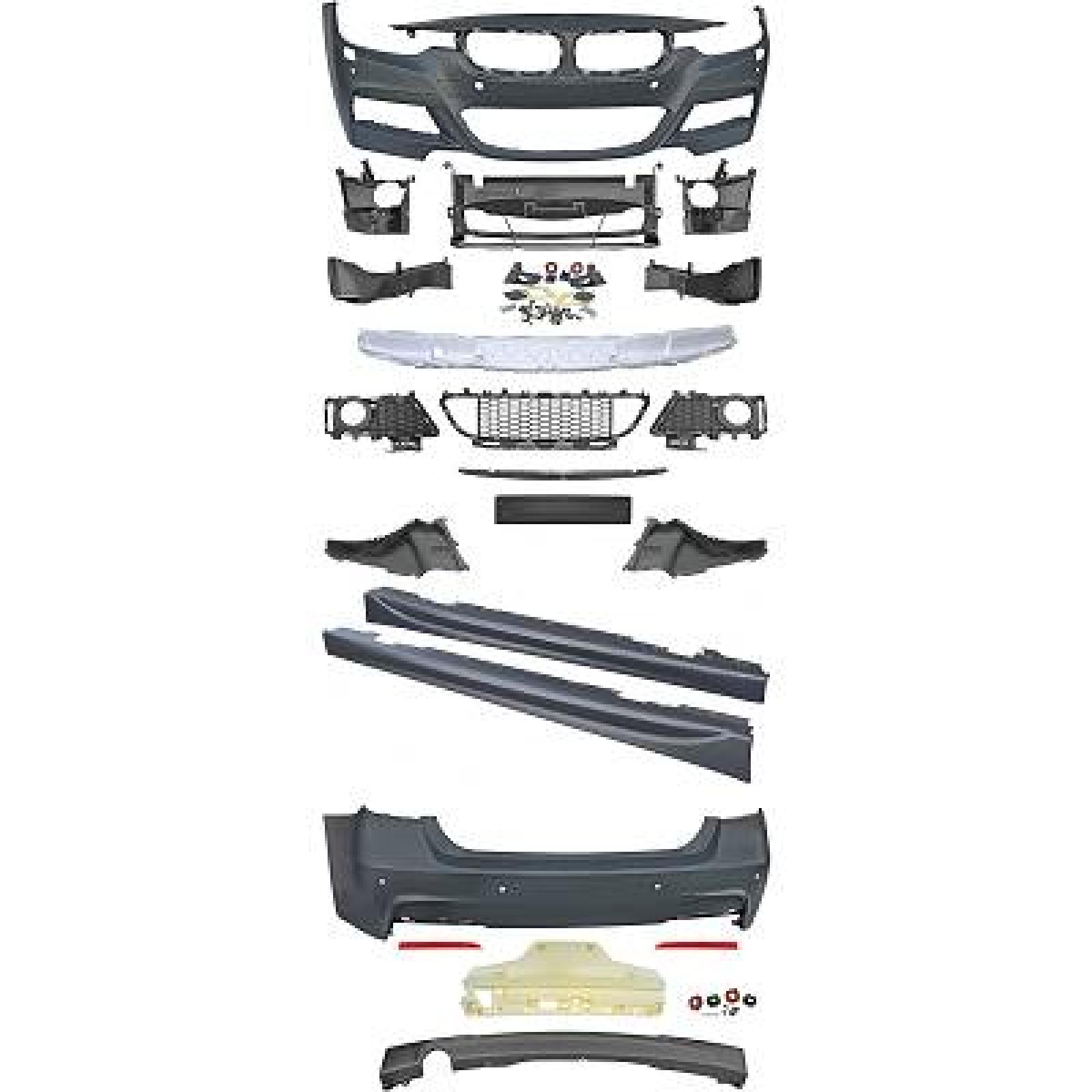 Pára-choques Traseiro para BMW 3-Série Berlina/Tour. (F30/31) 11-15