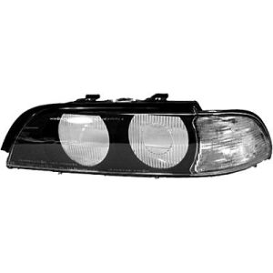 Vidro do farol Esquerdo para BMW 5-Série (E39) 95-03
