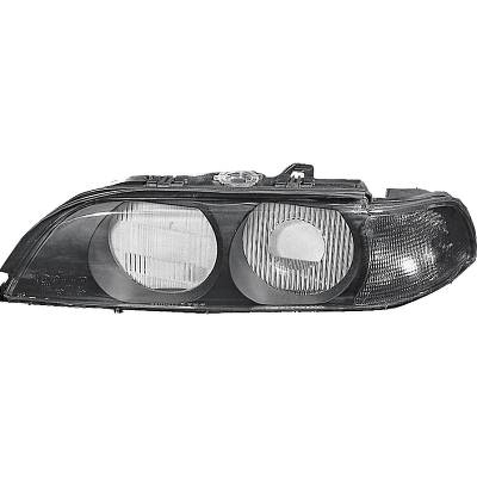 Vidro do farol Esquerdo para BMW 5-Série (E39) 95-00