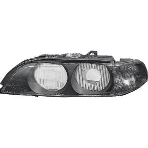Vidro do farol Esquerdo para BMW 5-Série (E39) 95-03
