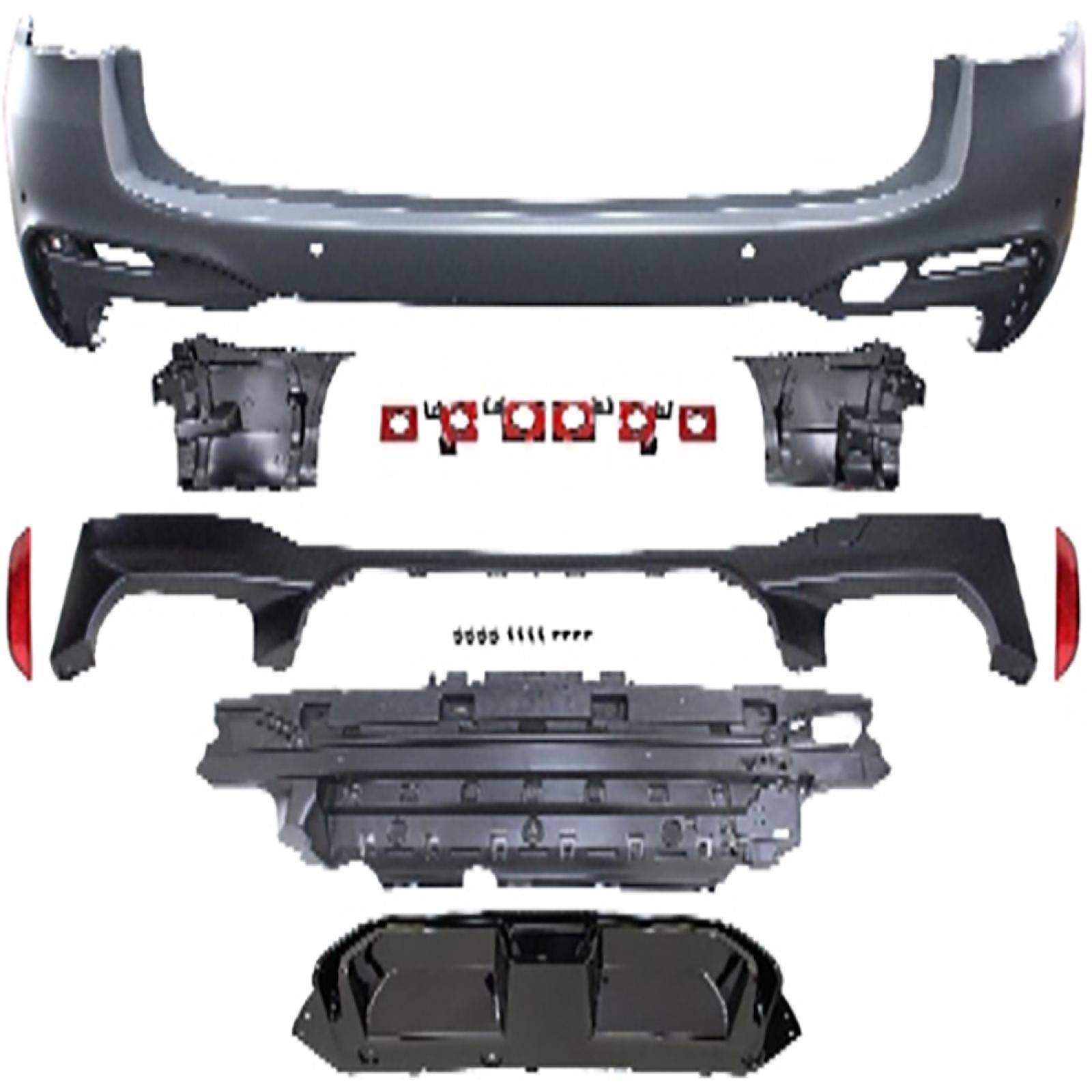 Pára-choques Traseiro para BMW 5-Série (G30/31) 17-20