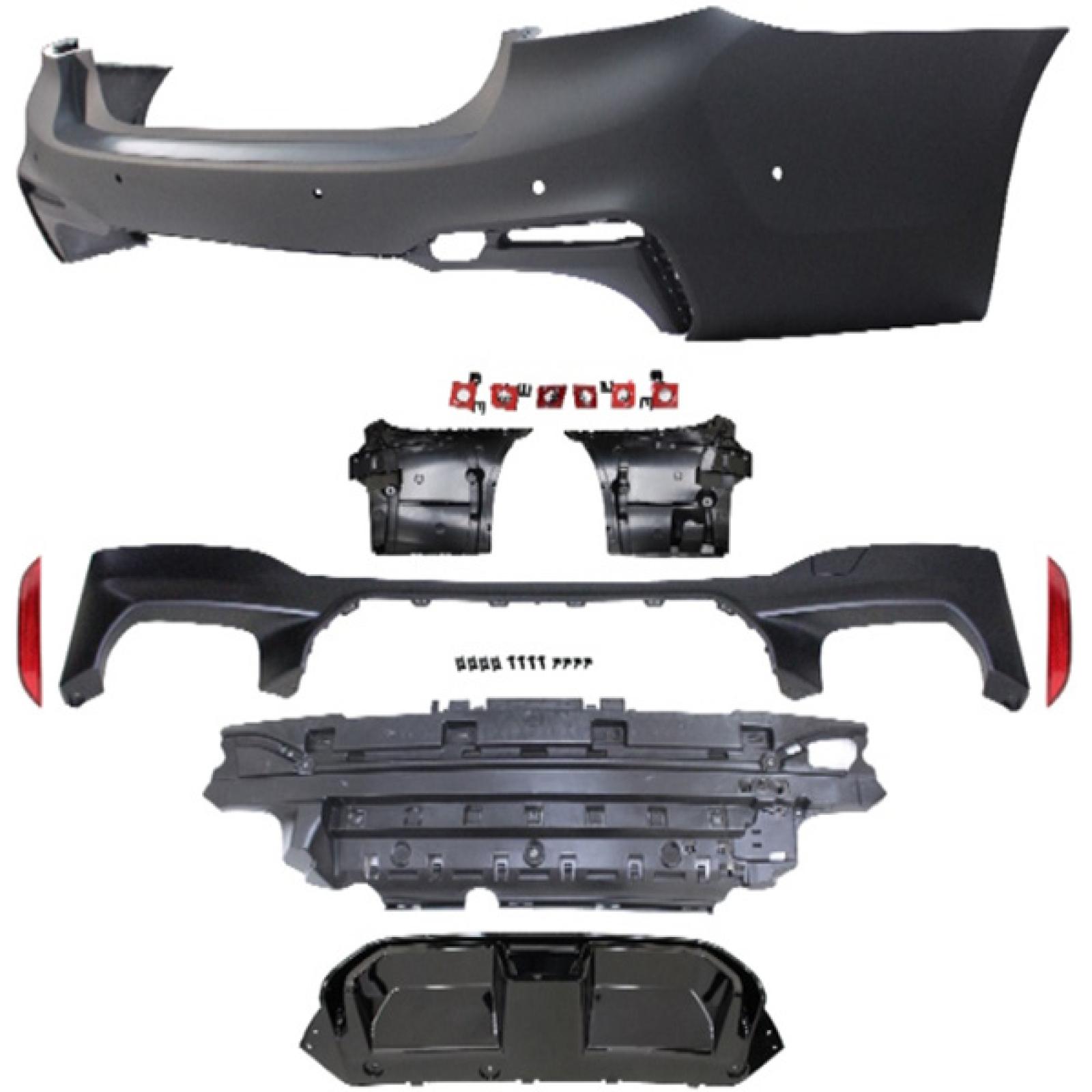 Pára-choques Traseiro para BMW 5-Série (G30/31) 17-20