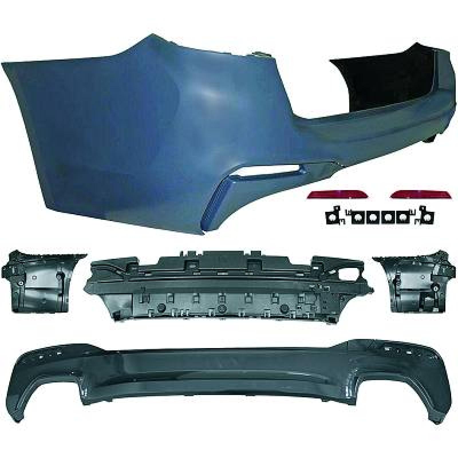Pára-choques Traseiro para BMW 5-Série (G30/31) 17-20