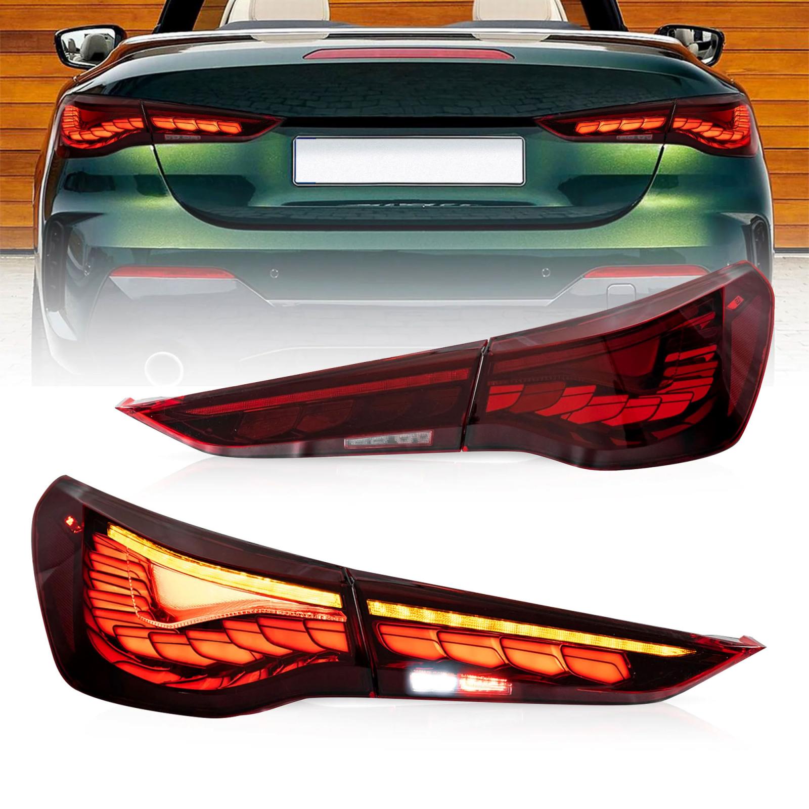 Jogo de farolins traseiros Traseiro para BMW 4-Série Coupé/Cabrio/Grand Coupé (G22/23/26) 20->>