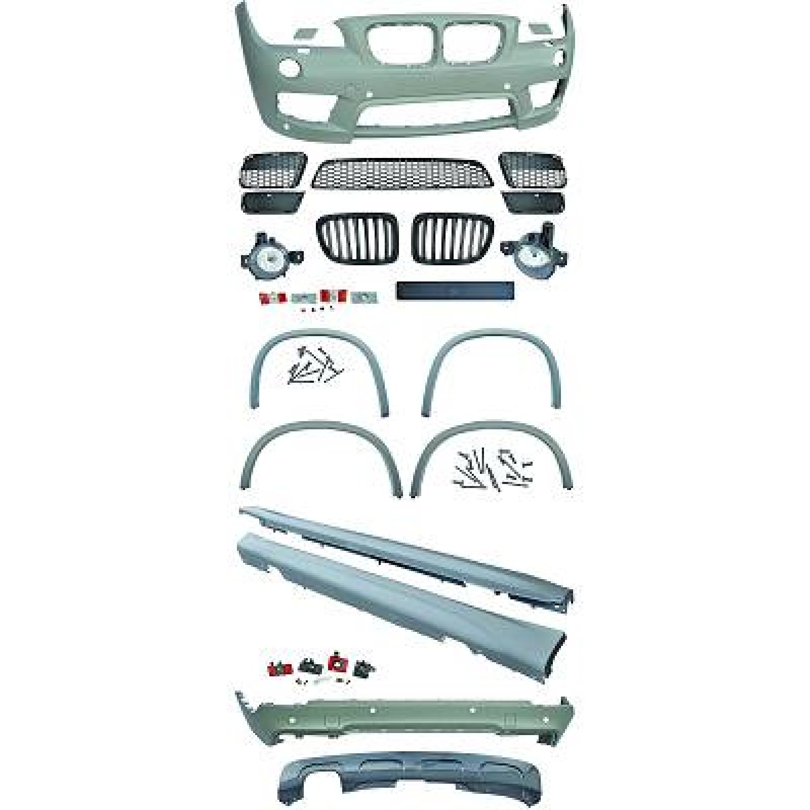 Pára-choques Traseiro para BMW X1 (E84) 09-12