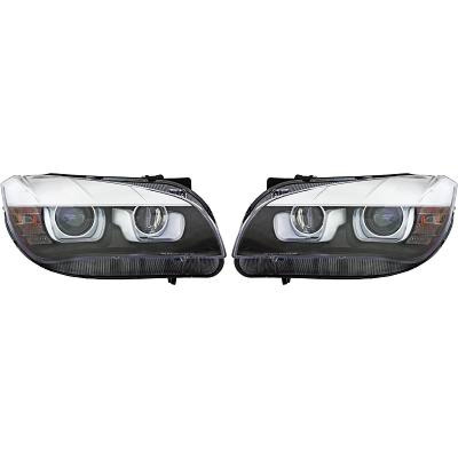 Jogo de faróis principais para BMW X1 (E84) 09-12