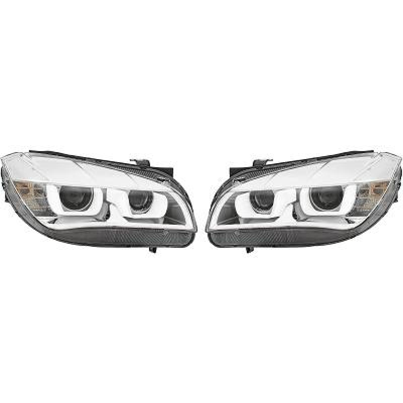 Jogo de faróis principais para BMW X1 (E84) 09-12